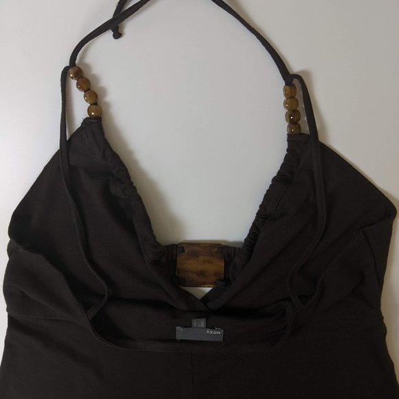 Mexx Brown Spaghetti Strap Top Small Size with Raw hem - Picture 7 of 10